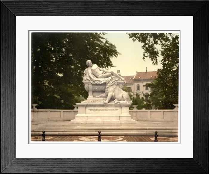 Framed Print : Warriors Memorial, Dusseldorf, the Rhine, Germany Framed Print : Warriors Memorial, Dusseldorf, the Rhine, Germany