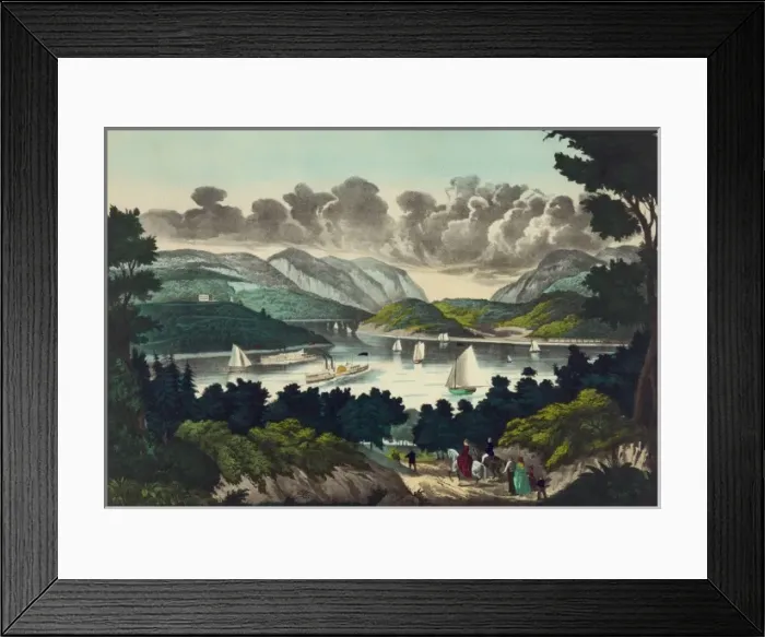 Framed Print : View on the Hudson, West Point Framed Print : View on the Hudson, West Point