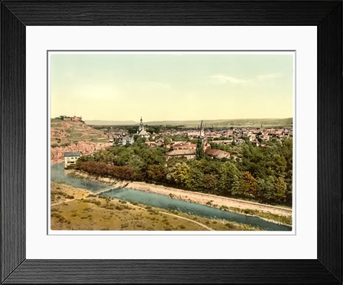 Framed Print : Kreuznach (i. e. Bad Kreuznach), Nahethal, Rhenish Prussia Framed Print : Kreuznach (i. e. Bad Kreuznach), Nahethal, Rhenish Prussia