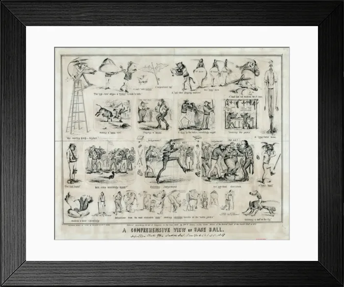 Framed Print : A comprehensive view of base ball Framed Print : A comprehensive view of base ball