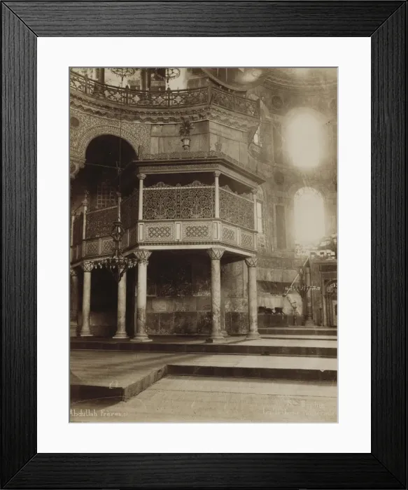 Framed Print : St. Sophie, La tribune imperriale Framed Print : St. Sophie, La tribune imperriale