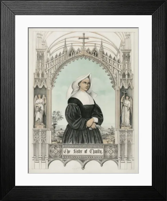 Framed Print : The sister of charity Framed Print : The sister of charity