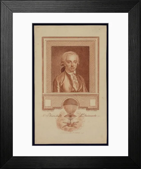 Framed Print : Mr. Blanchard, lareonaute Framed Print : Mr. Blanchard, lareonaute