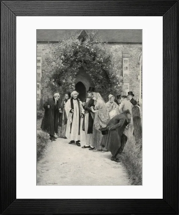 Framed Print : The christening Framed Print : The christening