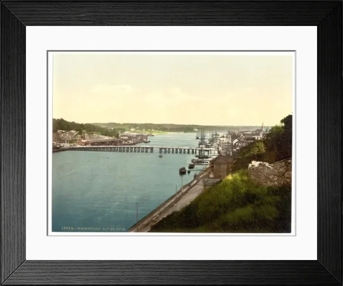 Framed Print : River Suir, Waterford. County Waterford, Ireland Framed Print : River Suir, Waterford. County Waterford, Ireland