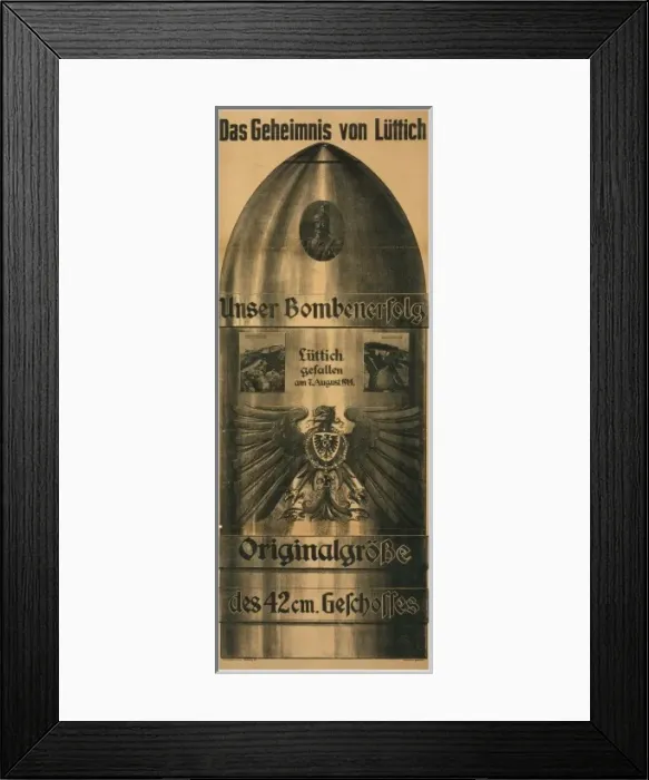 Framed Print : Das Geheimnis von Luttich Framed Print : Das Geheimnis von Luttich