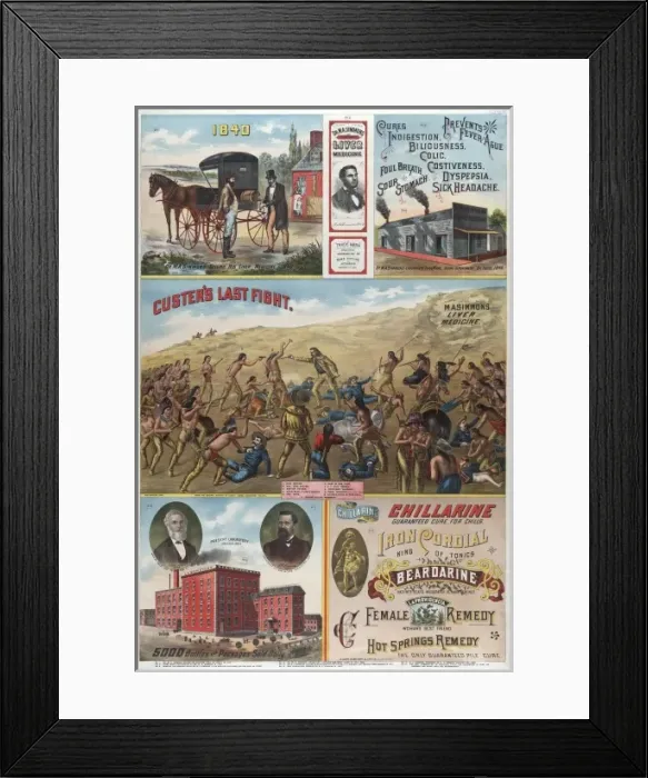Framed Print : Dr. M. A. Simmons liver medicine Framed Print : Dr. M. A. Simmons liver medicine