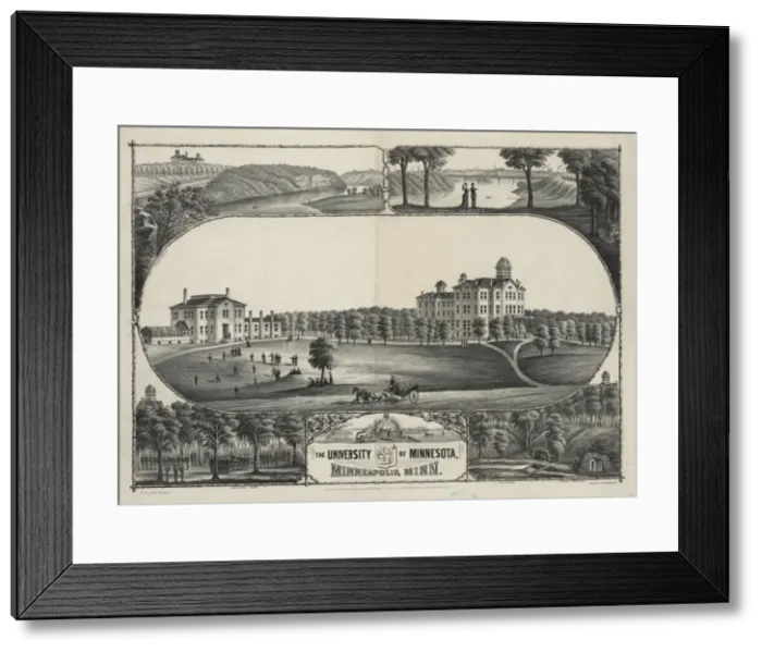 Framed Print : The University of Minnesota, Minneapolis, Minn Framed Print : The University of Minnesota, Minneapolis, Minn
