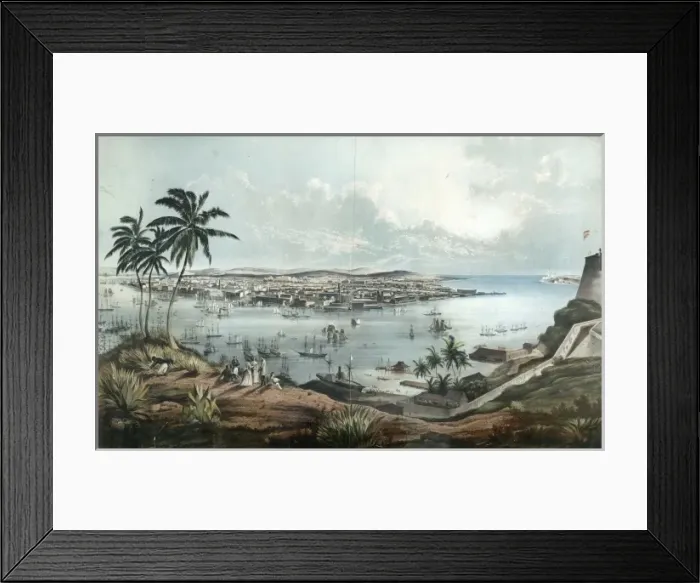 Framed Print : Habana, 1851 Framed Print : Habana, 1851