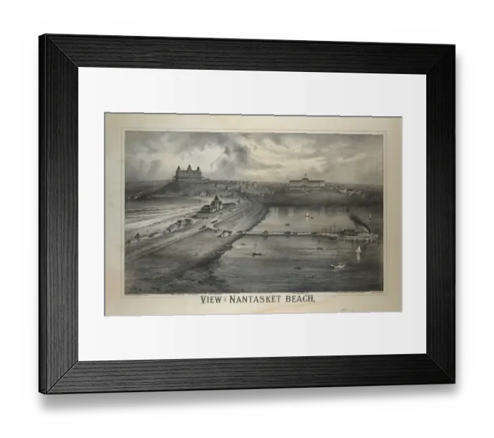 Framed Print : View of Nantasket Beach Framed Print : View of Nantasket Beach