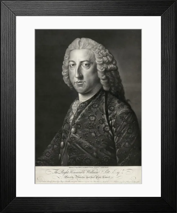 Framed Print : The Right Honourable William Pitt, Esqr Framed Print : The Right Honourable William Pitt, Esqr