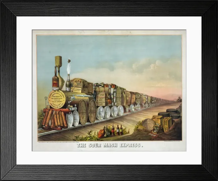 Framed Print : The sour mash express Framed Print : The sour mash express