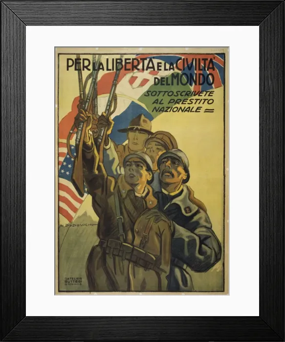 Framed Print : Per la liberte e la civilte del mondo Framed Print : Per la liberte e la civilte del mondo