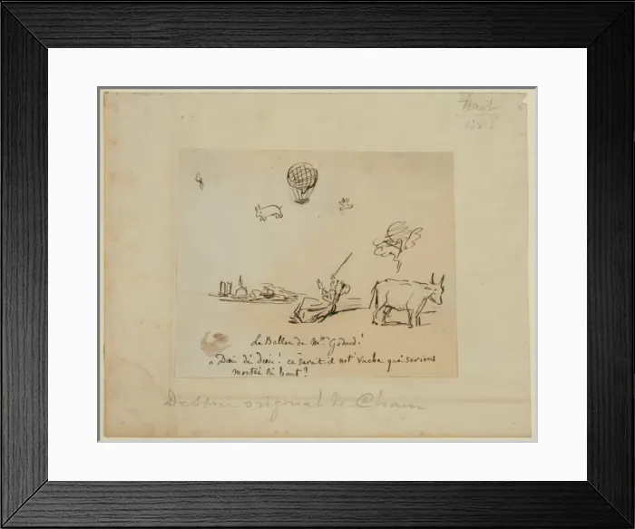 Framed Print : Le ballon de Mr. Godard Framed Print : Le ballon de Mr. Godard