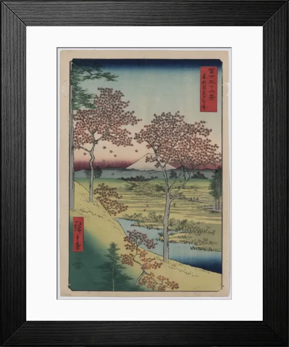 Framed Print : Sunset Hill, Meguro in the eastern capitol Framed Print : Sunset Hill, Meguro in the eastern capitol