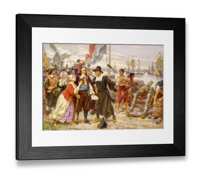 Framed Print : The fall of New Amsterdam Framed Print : The fall of New Amsterdam