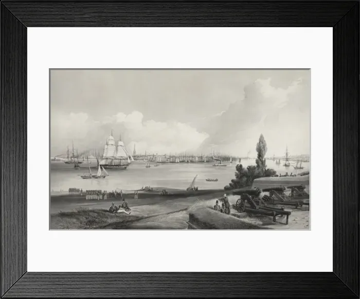 Framed Print : New York, taken from the north west angle of Fort Columbus Framed Print : New York, taken from the north west angle of Fort Columbus