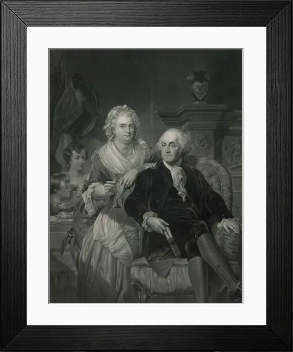 Framed Print : Washington at home Framed Print : Washington at home