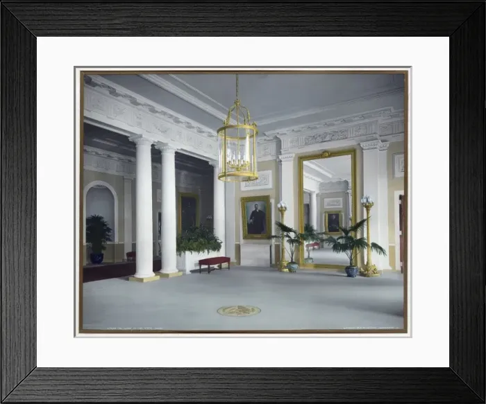 Framed Print : The lobby of the White House Framed Print : The lobby of the White House