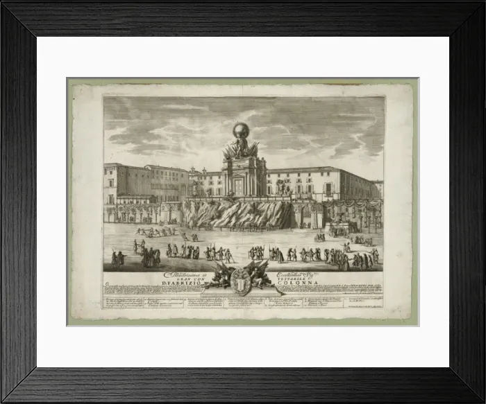 Framed Print : Illustrissimo et Eccelentissmo... D. Fabrizio Colonna Framed Print : Illustrissimo et Eccelentissmo... D. Fabrizio Colonna