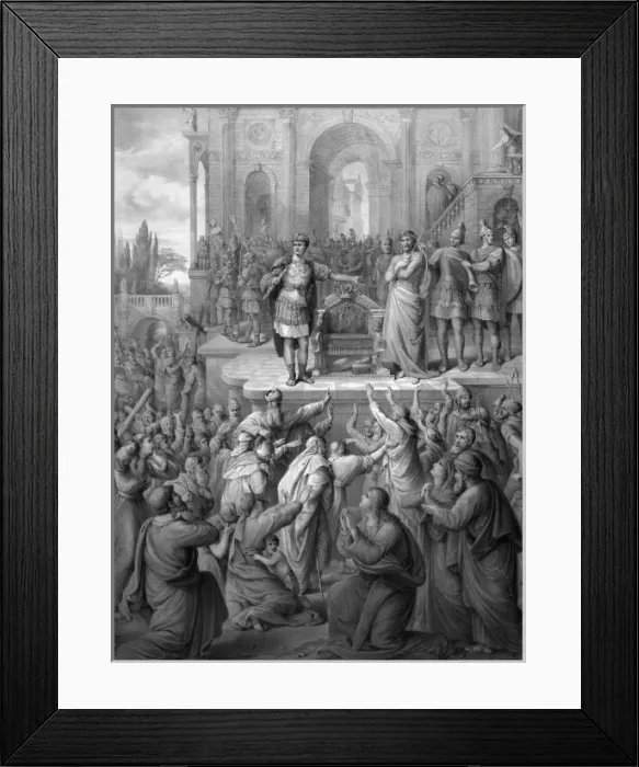 Framed Print : Ecce homo!. Date c1888 Jan. 27 Framed Print : Ecce homo!. Date c1888 Jan. 27