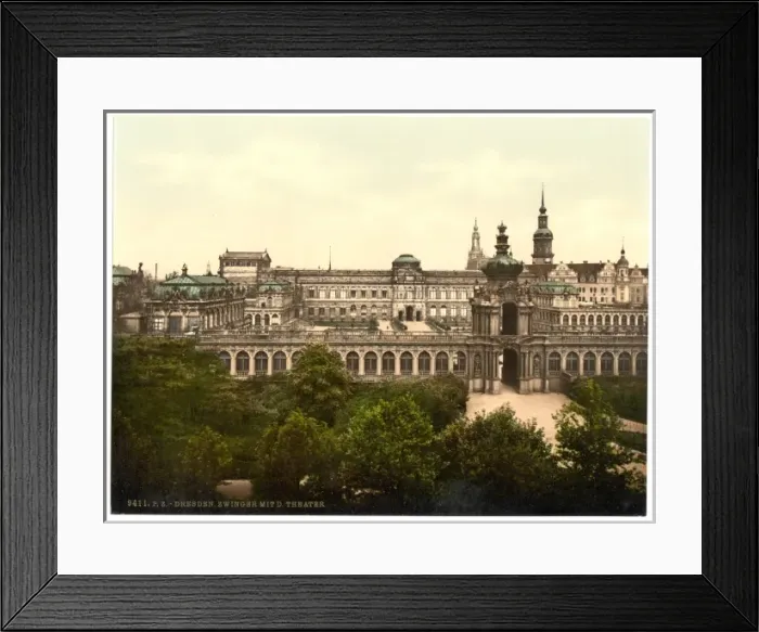 Framed Print : Zwinger and the Theatre, Altstadt, Dresden, Saxony, Germany Framed Print : Zwinger and the Theatre, Altstadt, Dresden, Saxony, Germany