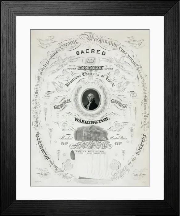 Framed Print : Sacred to the memory of the illustrious champion of liberty Framed Print : Sacred to the memory of the illustrious champion of liberty
