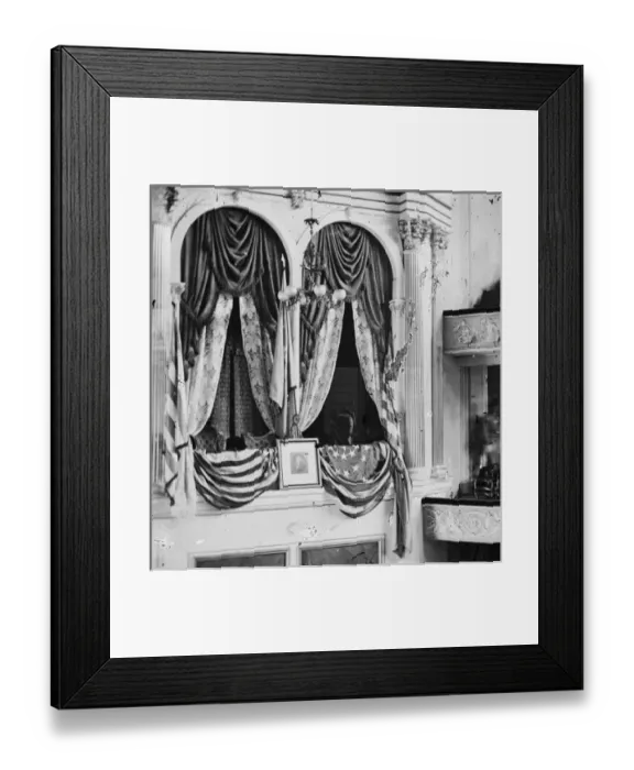 Framed Print : Washington, District of Columbia. Presidents box at Ford s Framed Print : Washington, District of Columbia. Presidents box at Ford s