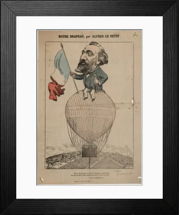 Framed Print : Notre drapeau Framed Print : Notre drapeau