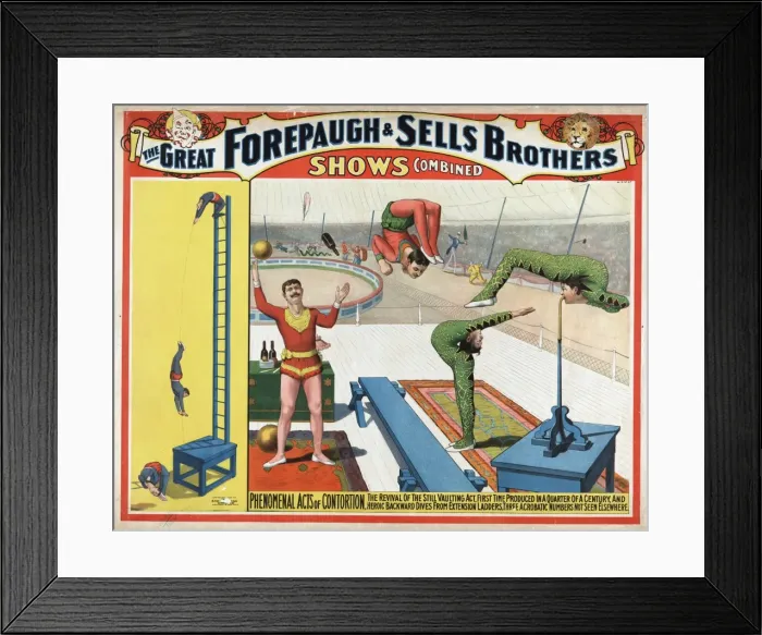 Framed Print : The great Forepaugh & Sells Brothers shows combined. Phenome Framed Print : The great Forepaugh & Sells Brothers shows combined. Phenome