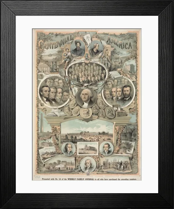 Framed Print : Centennial America Framed Print : Centennial America