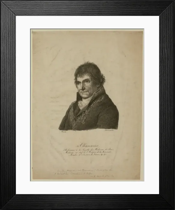 Framed Print : Fr. Chaussier, professeur e la faculte de medecine de Paris Framed Print : Fr. Chaussier, professeur e la faculte de medecine de Paris