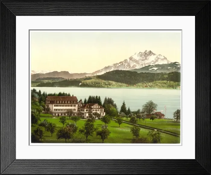 Framed Print : The Polytechnic Chalet, Seeburg, (i. e. Seeberg), Lucerne, Sw Framed Print : The Polytechnic Chalet, Seeburg, (i. e. Seeberg), Lucerne, Sw