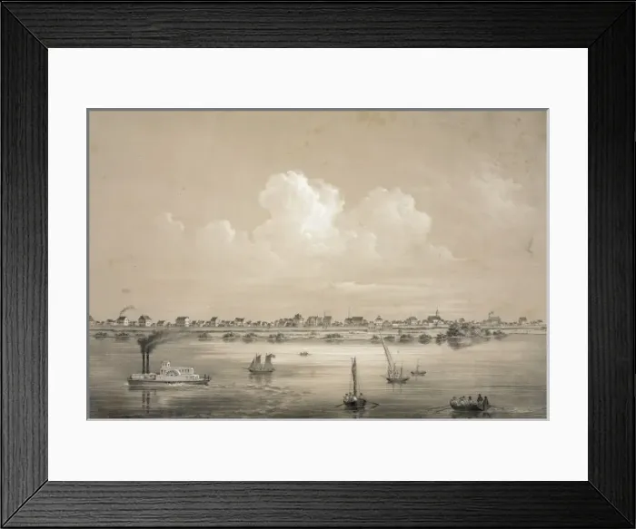 Framed Print : View of Matagorda. (Taken from the Bay. Sept. 1860) Framed Print : View of Matagorda. (Taken from the Bay. Sept. 1860)