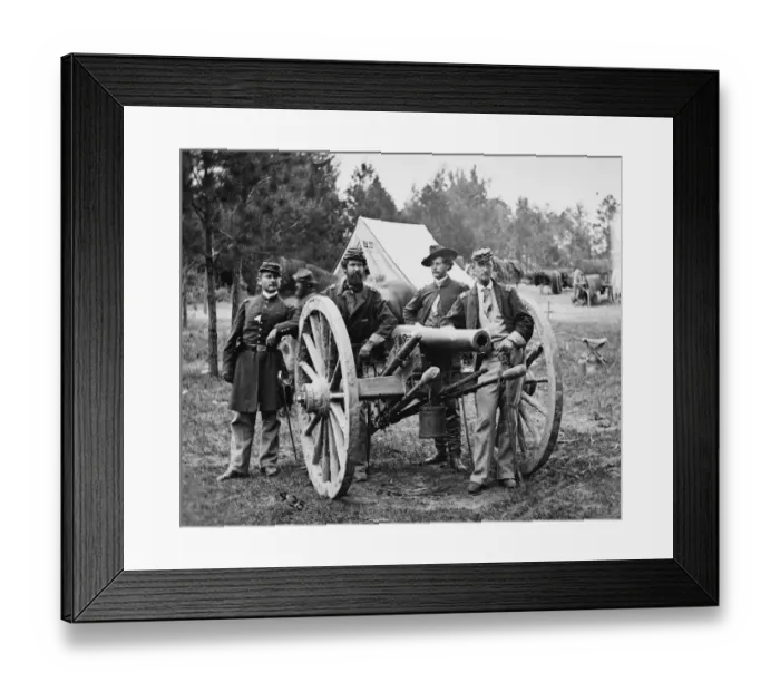 Framed Print : Fair Oaks, Va. vicinity. Lt. Robert Clarke, Capt. John C. T Framed Print : Fair Oaks, Va. vicinity. Lt. Robert Clarke, Capt. John C. T