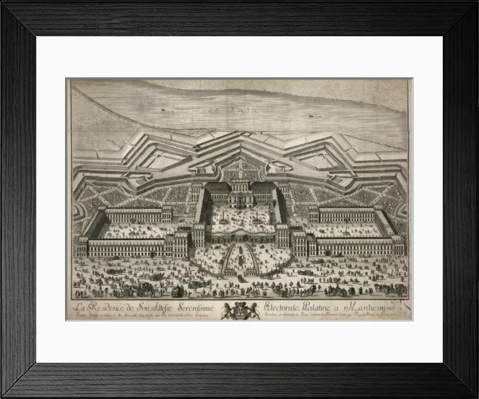 Framed Print : La residence de son altesse serenissime electorale, palatine Framed Print : La residence de son altesse serenissime electorale, palatine