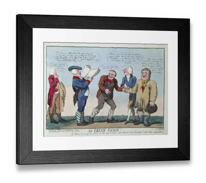 Framed Print : An Irish union Framed Print : An Irish union