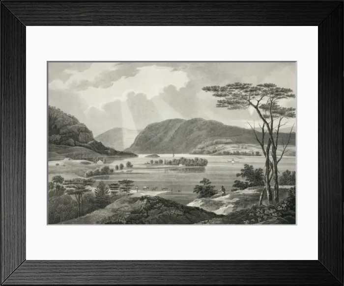 Framed Print : View from Fishkill looking to West Point Framed Print : View from Fishkill looking to West Point