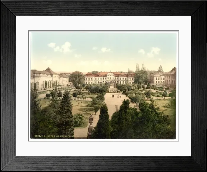 Framed Print : Orangery Garden, Gotha, Thuringia, Germany Framed Print : Orangery Garden, Gotha, Thuringia, Germany