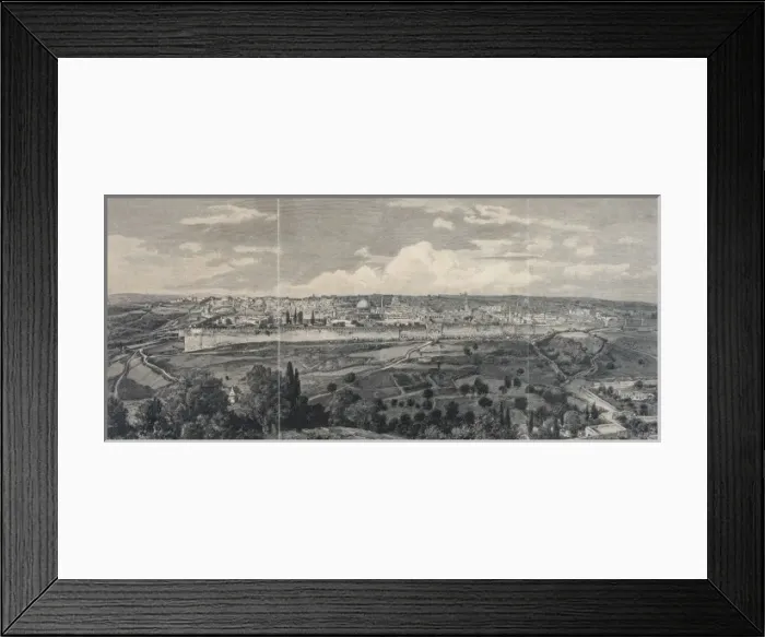 Framed Print : Panorama von Jerusalem Framed Print : Panorama von Jerusalem