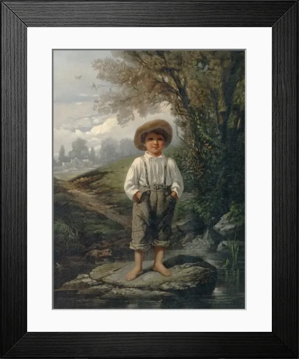Framed Print : Whittiers barefooted boy Framed Print : Whittiers barefooted boy