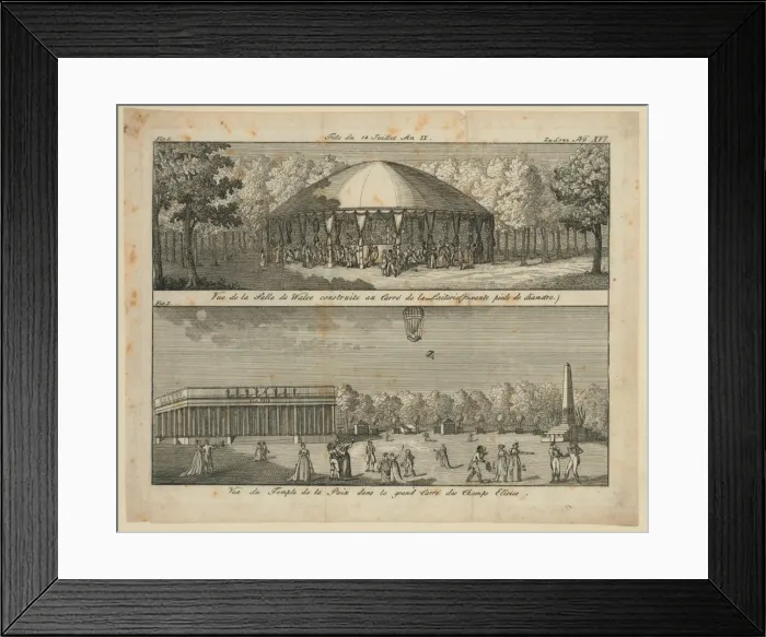 Framed Print : Founding of the French Republic, July 14, 1801 Framed Print : Founding of the French Republic, July 14, 1801