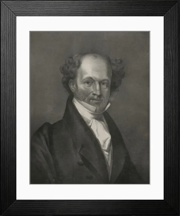 Framed Print : Hon. Martin Van Buren, Vice President of the United States