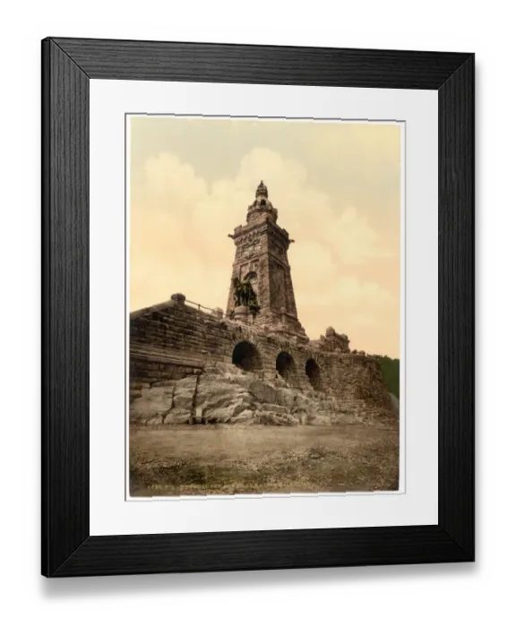 Framed Print : Kyffhauser and monument, Thuringia, Germany Framed Print : Kyffhauser and monument, Thuringia, Germany