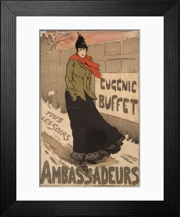 Framed Print : Eugenie Buffet - Ambassadeurs Framed Print : Eugenie Buffet - Ambassadeurs