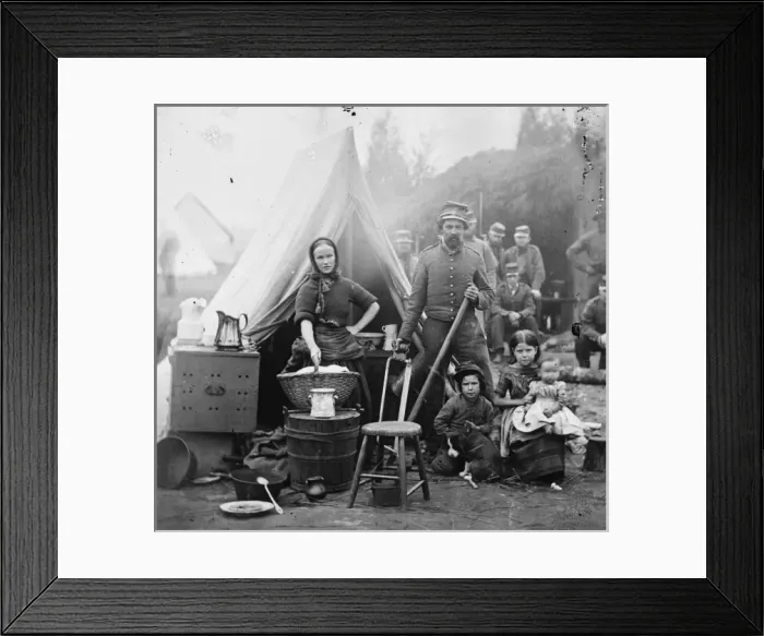 Framed Print : Washington, District of Columbia. Tent life of the 31st Penn Framed Print : Washington, District of Columbia. Tent life of the 31st Penn