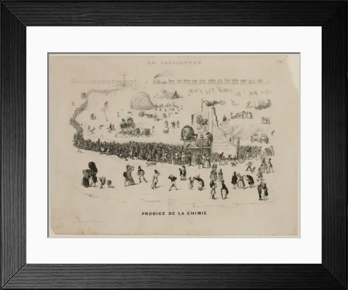 Framed Print : Prodige de la chimie Framed Print : Prodige de la chimie