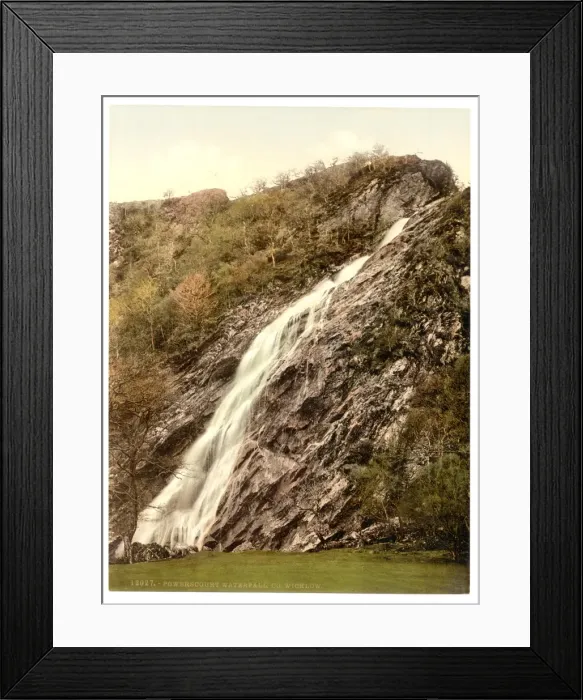Framed Print : Powerscourt Waterfall. County Wicklow, Ireland Framed Print : Powerscourt Waterfall. County Wicklow, Ireland