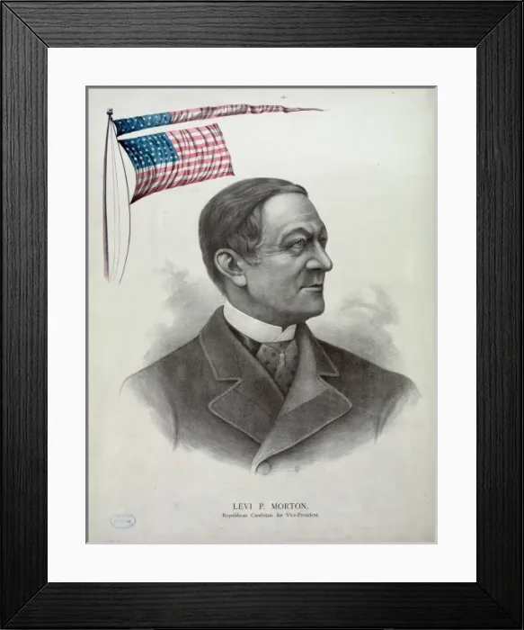 Framed Print : Levi P. Morton, Republican candidate for vice-president Framed Print : Levi P. Morton, Republican candidate for vice-president
