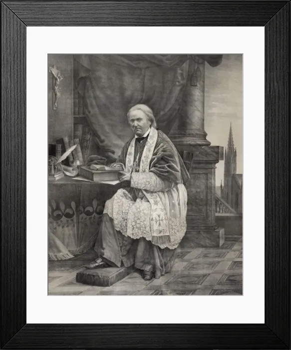Framed Print : The most rev. M. J. Spalding D. D. - Archbishop of Baltimore Framed Print : The most rev. M. J. Spalding D. D. - Archbishop of Baltimore